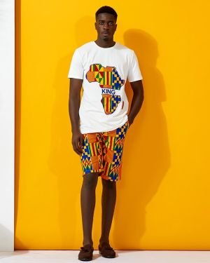 Ensemble short homme en wax
