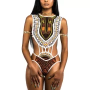 Maillot de bain une pièce dashiki