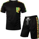 Ensemble de survêtement à manches courtes Dashiki