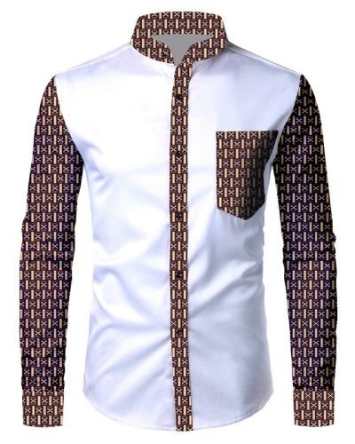 Chemise homme en wax